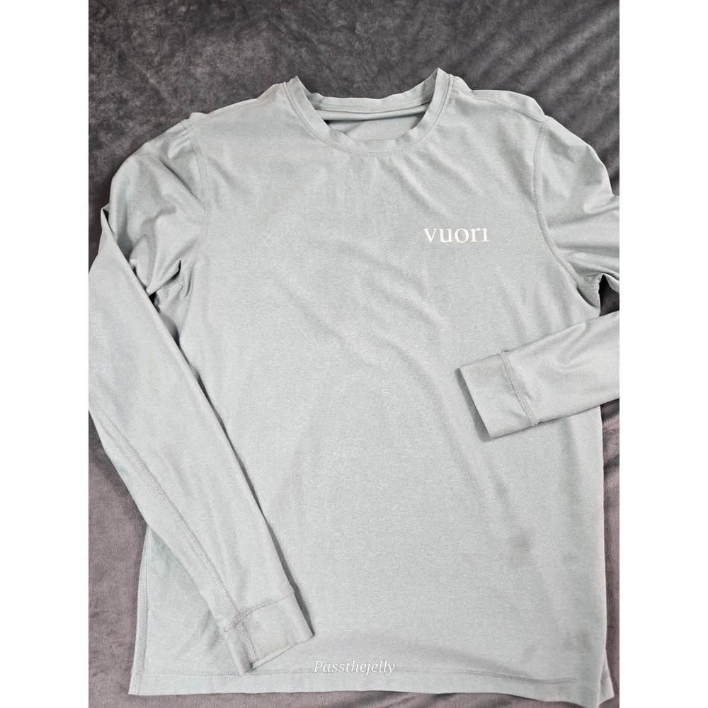Vuori‎ Shirt Mens Medium Tropic Comfort Sunshirt Offshore UPF Fish Base Layer